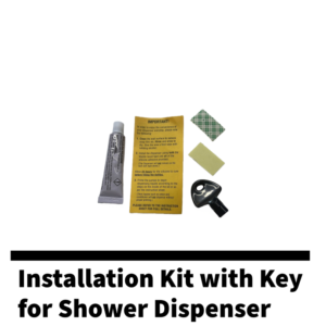 Installation Kit for commercial shower dispenser